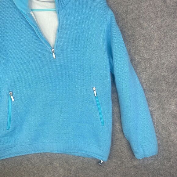 F.lli Campagnolo Insulated Ski Wool Blend Sweater Windstopper Lined Nordic Small - Picture 3 of 10